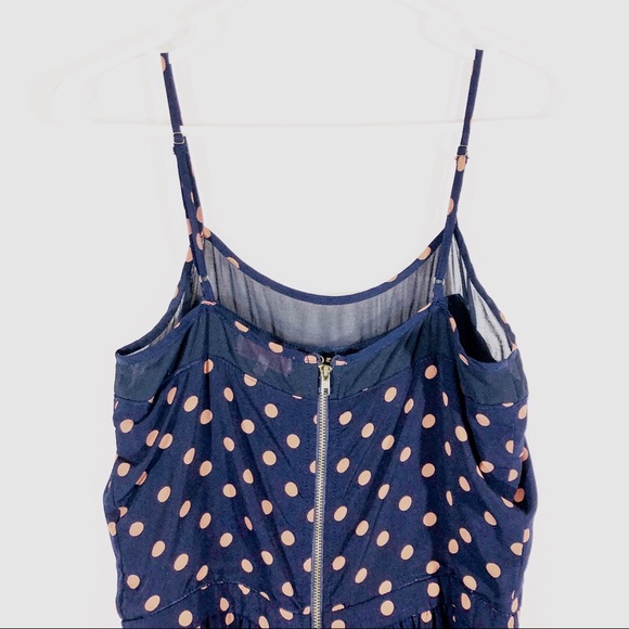 BEST SOCIETY POLKA DOT CINCH WAIST CAMI DRESS - S - Picture 4 of 6